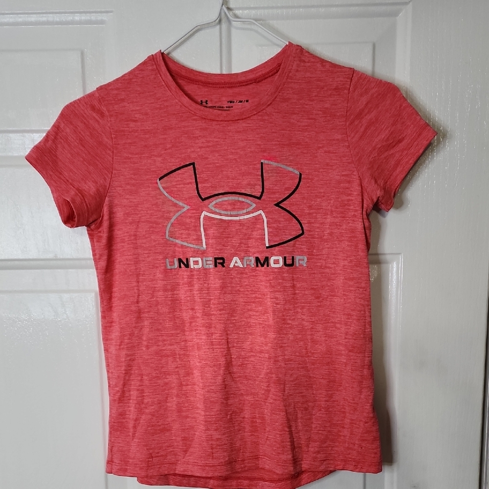 Under Armour Heathered Pink Tee